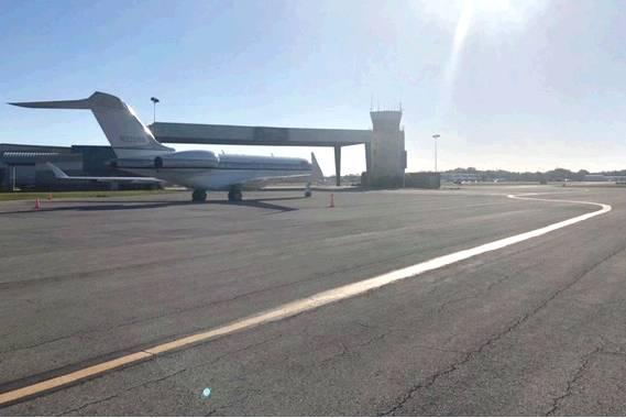 NEWS-GAZETTE PHOTO/CHARLIE REED The 1000-acre airport caters mostly to mid-sized business jets used for private chartered flights but also to small aircraft, some flown by professionals for services such as mapping, others by recreational pilots. About 65,000 aircraft use the airport annually.