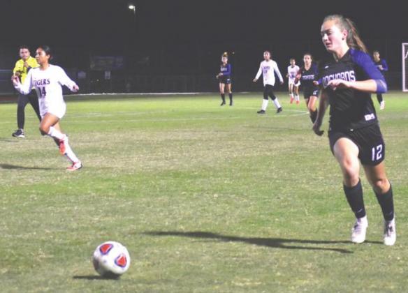 Harmony’s Morgan Sullivan tallied 17 goals this season and six assists in leading the Longhorns to another OBC championship. Sullivan shares Player of the Year honors with Gateway’s Nicole Ramirez-Parra. PHOTO/HARMONY HIGH SCHOOL