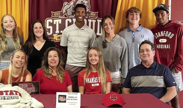 Morgan Beaulieu, who became the first girl golfer in county history to win four consecutive Orange Belt Conference championships, will continue her career at Arkansas State. PHOTO/J. DANIEL PEARSON