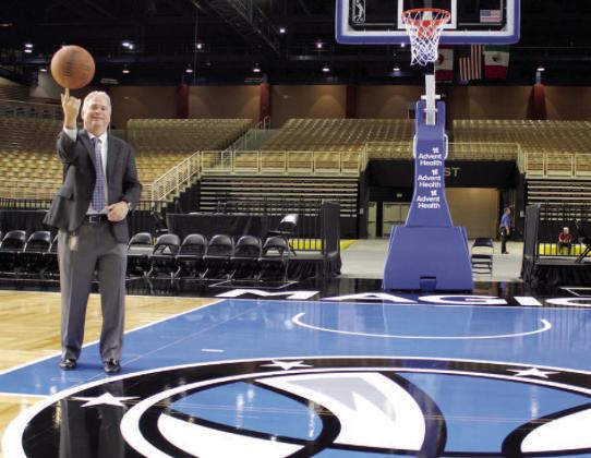 It may have taken a number of years, but Osceola Heritage Park GM Robb Larson will get to watch the Osceola Magic G League team play in the Silver Spurs Arena, starting tonight at 7 p.m. PHOTO/KEN JACKSON