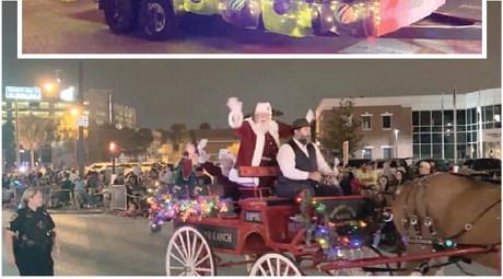 The jolly man himself, Santa finished out the parade with many cheering concluding the excitement. PHOTO/CHRIS MILLER