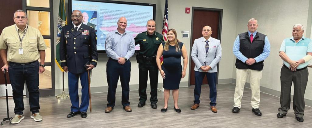 The seven-member VICTOR board held its first meeting last week, in order to provide support and assistance to veterans and their family members in the Osceola community. SUBMITTED PHOTO