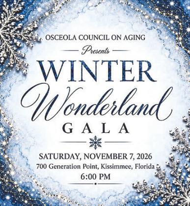 The Osceola Council on Aging is preparing for one of our most anticipated events of the year, on Saturday, Nov. 7, at 6 p.m. at The BEV Events Center, on the OCOA campus.