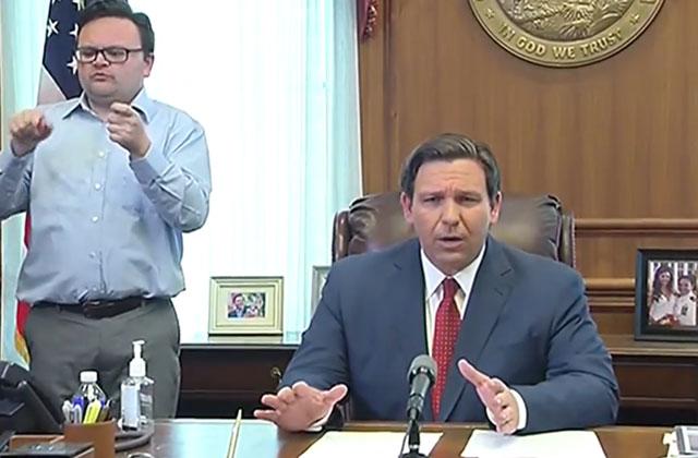 Gov. Ron DeSantis/Courtesy of WEARTV