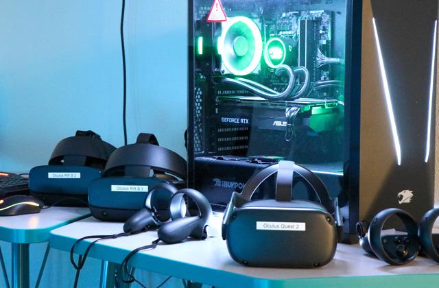 The full list of features at Tech Central includes Virtual Reality, Mac Lab with Graphic Design software, Robotics and Hands-On Tech Studio, Recording Studio, Photo-Video Studio, and Sewing Studio.