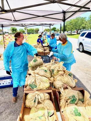 There was enough food to feed between 250 and 500 people. NEWS-GAZETTE PHOTO/BRIAN MCBRIDE