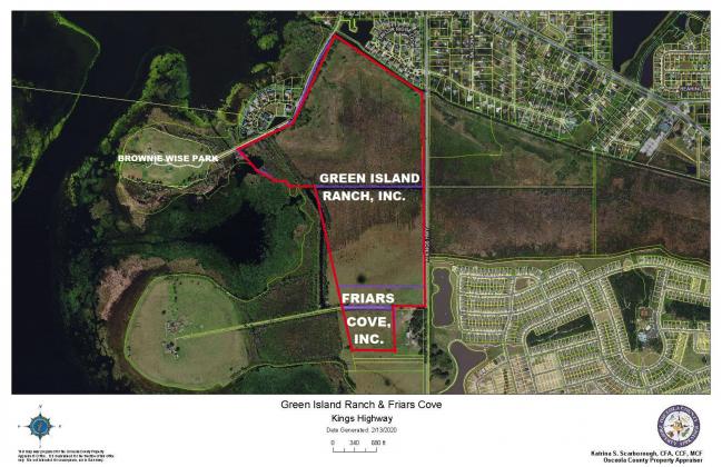 Map of new park