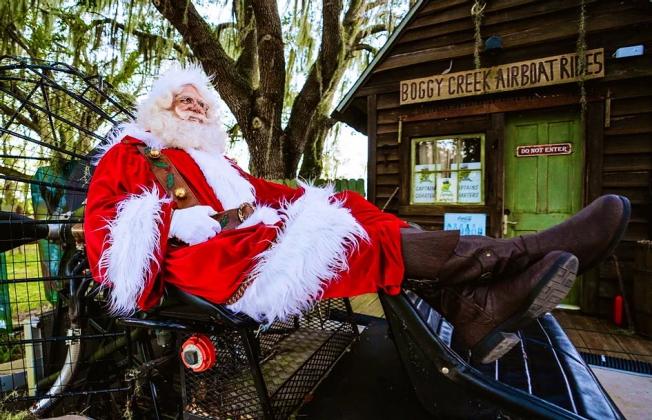 A visit from Santa Claus will be at Jolly Creek.