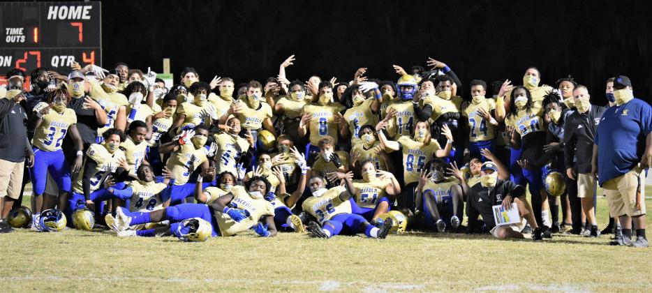 The 2020 Osceola Kowboys won three playoff games to advance to the FHSAA Class 8A State Championship game last weekend in Tallahassee.  It was the Kowboys third appearance in the state title game under Head Coach Doug Nichols.  Photo courtesy of Jana Stultz/Osceola High School).