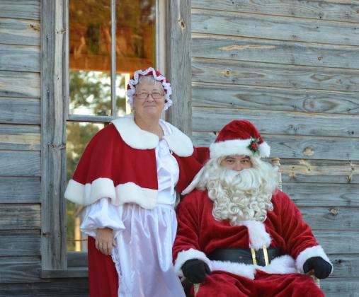 Santa and Mrs. Claus added Pioneer Village as one of the stops in their busy holiday schedule. 