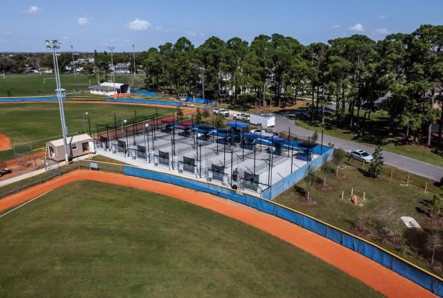 The new batting cage facility is next to Archie Gordon Memorial Park at 419 Buenaventura Boulevard.