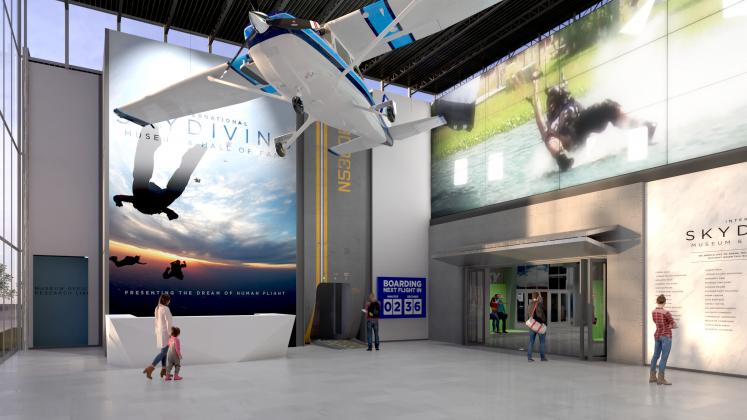 Here's a rendering of the interactive exhibits you'll find in the museum.