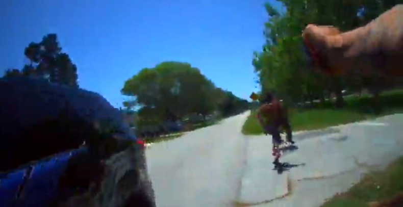 A body camera video shows Jah'Sean Hodge running toward St. Cloud Police Officer Devin Dunn. PHOTO/ST. CLOUD POLICE DEPARTMENT