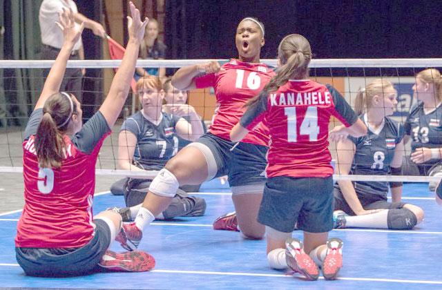 Kissimmee’s Nicky Nieves (16) will help lead the Team USA volleyball team at the Paralympic Games in Tokyo next month. SUBMITTED PHOTO