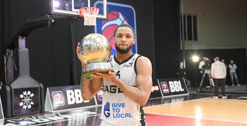 Cortez Edwards was MVP of the British Basketball League finals in May, leading the Newcastle Eagles to a championship. PHOTO/BBL
