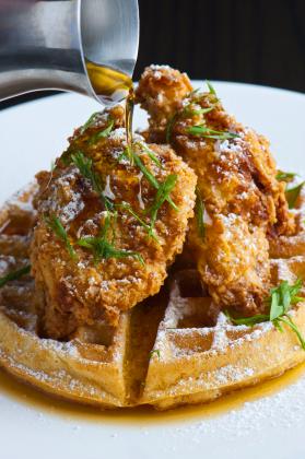 Sunday is National Chicken and Waffles Day. PHOTO/METRO