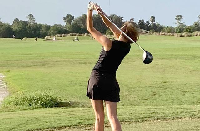 A two-time state championship qualifier, St. Cloud senior Morgan Beaulieu will attempt to become the first female golfer in county history to win four consecutive OBC Championships. SUBMIITTED PHOTO