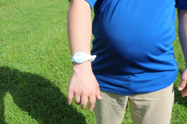 A Project Lifesaver wristband. PHOTO/KEN JACKSON