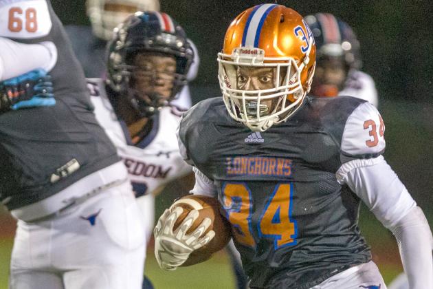 Harmony will likely use a heavy dose of running back Tyler Emans, among the state leaders in rushing yards and touchdowns, to win the Soldier City Classic for the first time since 2018. PHOTO/ROB HERBERT