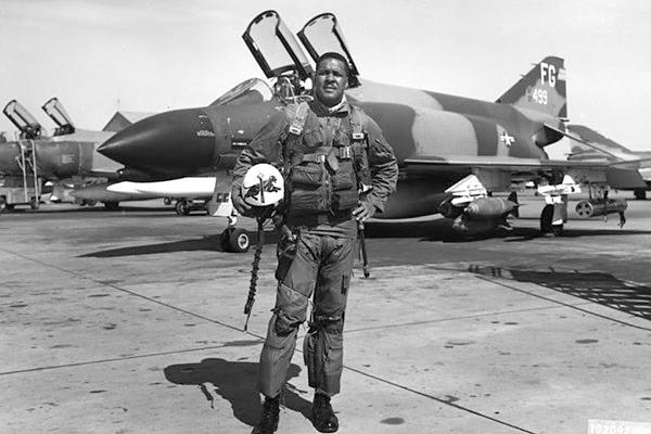 Col. Chappie James in Vietnam, circa 1969. PHOTO/U.S. AIR FORCE