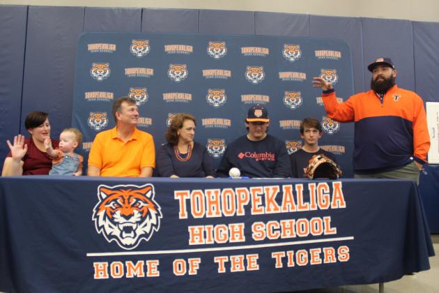 Four-year Tigers baseball player Fisher Sheffield will pitch for Keystone College in northeast Pennslyvania next year. PHOTO/KEN JACKSON