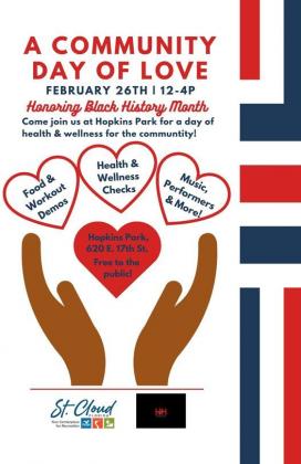 The free event honoring Black History Month is Feb. 26 from 12-4 p.m. at Hopkins Park.