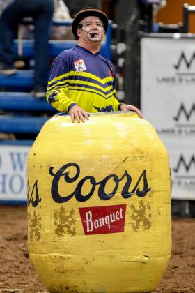 The rodeo clowns are always a hit!