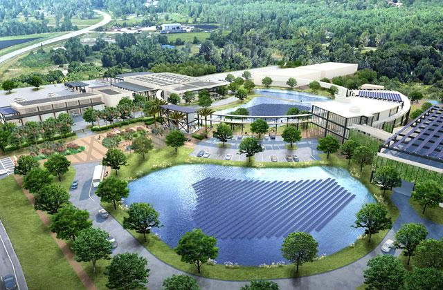 St. Cloud and OUC officials broke ground last week on this proposed utility’s new facility. GRAPHIC/OUC