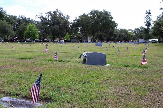 Memorial Day at Mount Peace Cemetery — solemn and serene.