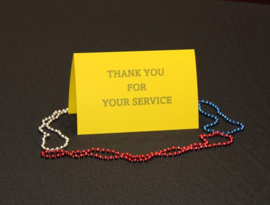 A token of appreciation for Osceola's veterans. PHOTO/TERRY LLOYD