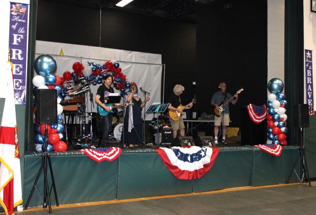 Crank up the tunes, and this Veteran's event becomes a party! PHOTO/TERRY LLOYD