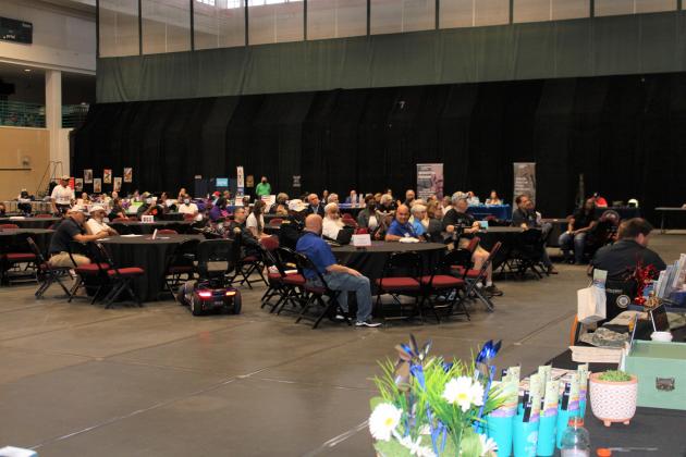 Osceola veterans were welcomed to the Kissimmee Civic Center on Saturday and received a variety of services, information, and food. PHOTO/TERRY LLOYD