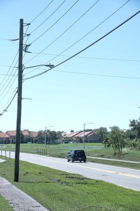 Donegan Avenue in Kissimmee was dry by Saturday. PHOTO/OMAR ALCALA