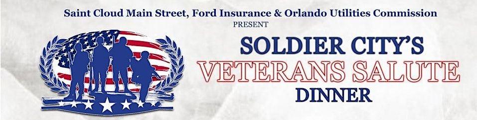 Solider City’s Veterans Salute Dinner will be held Friday at the St. Cloud Senior Center.