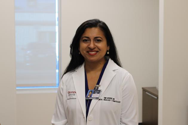 Dr. Simi George, M.D. has been treating cancer patients in Osceola County for the past year. PHOTO/TERRY LLOYD