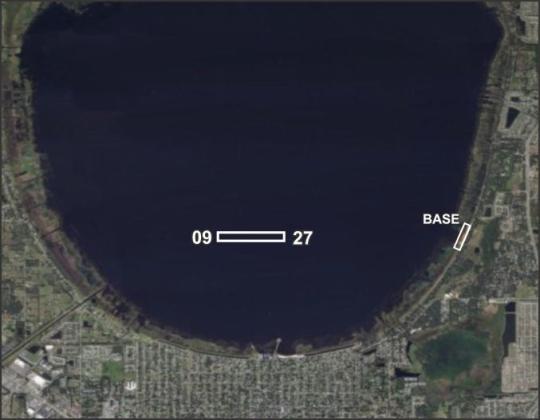 The sealane, in the southern quarter of East Lake Toho, is licensed for operation by the Florida Department of Transportation’s aviation unit. PHOTO/CITY OF ST. CLOUD