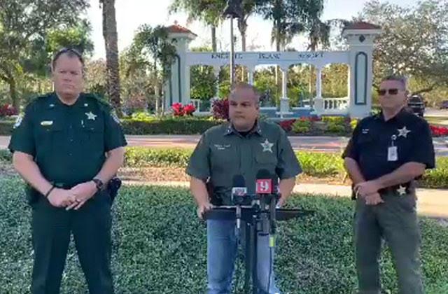 Sheriff Marcos Lopez announces what has been found Tuesday.
