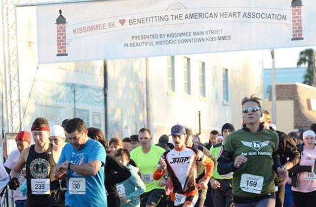The annual Kissimmee 5K encourages city residents to live a more active lifestyle; event proceeds go to the American Heart Association. PHOTO/KISSIMMEE MAIN STREET