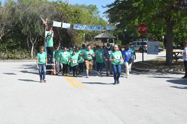 Members of the Osceola Council on Aging held a March 1 kickoff for March For Meals Month on Wednesday at the Barney E. Veal Center. The 5K run and event March 11 is 