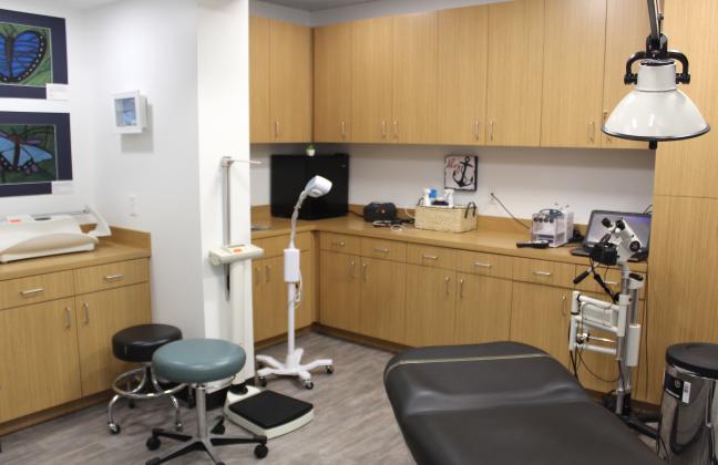 The new space includes about triple the amount of interview, therapy and exams rooms. PHOTOS/KEN JACKSON
