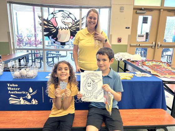 Toho Water Authority was one of the local companies to participate in East Lake Elementary’s STEM Night last week. PHOTO/JALIAH MEADE