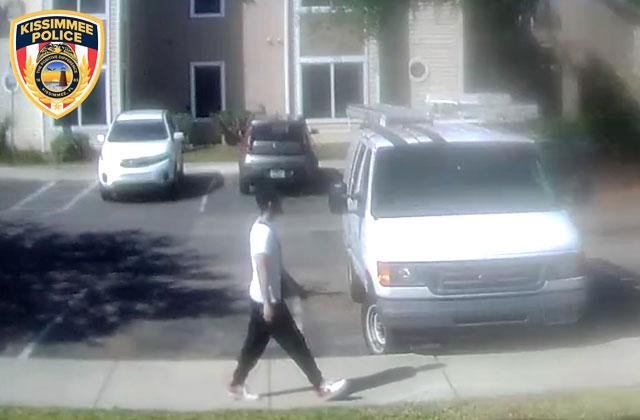 Kissimmee Police are searching for this person of interest in connection with a shooting Thursday morning along the Kissimmee bike trail. PHOTO/KPD
