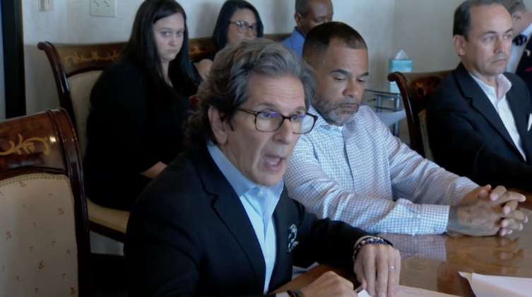 Orlando attorney Mark NeJame talks about litigation against Target — and possibly filing against the Osceola County Sheriff's Office — at a Tuesday press conference about a deadly deputy-involved shooting at a store in April 2022.