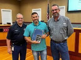 Public Works Traffic Crew Lead Mark Carcia was named St. Cloud Employee of the Month for April. He saved the city more than $20,000 in materials for new street signs. PHOTO/CITY OF ST. CLOUD
