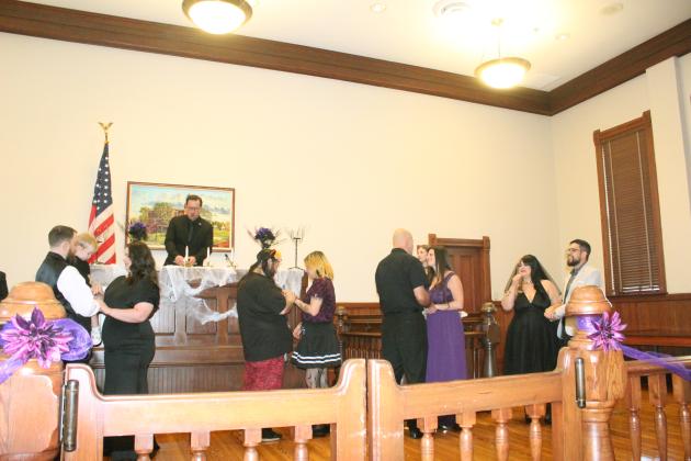 Seventeen couples chose to make their wedding day memorable in 2022 by getting married on Halloween in the spirit of the holiday last year. FILE PHOTO