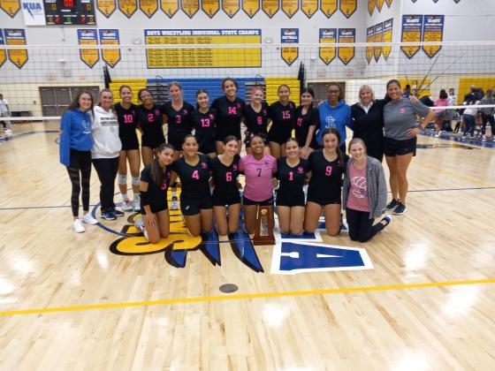The Osceola girls volleyball team reached the Class 7A state semifinal last year, and would have been part of a 32-team 'Open' championship classification if it existed in 2022. FILE PHOTO