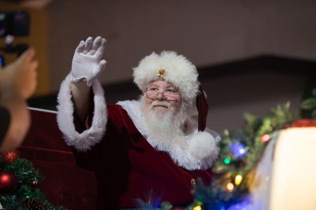 The Man of the Hour at the Festival of Lights Parade -- PHOTO/CITY OF KISSIMMEE