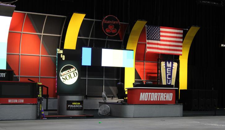 Osceola Heritage Park awaits the fans, and the Mecum auction block awaits the cars, for the world’s classic car auction that started Monday. PHOTO/TERRY LLOYD