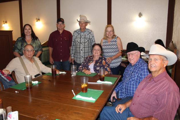 Members of the Partin, Tyson and Chapman families, whose parents and grandparents — and children and grandchildren — have been and will be key to the past and future success of the Silver Spurs Rodeo. PHOTO/KEN JACKSON