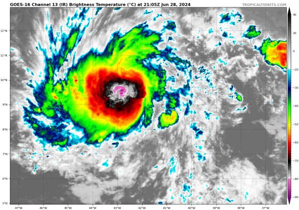 A tropical wave in the eastern Atlantic ocean was upgraded to Tropical Depression 2 by the National Hurricane Center Friday afternoon. PHOTO/TROPICAL TIDBITS